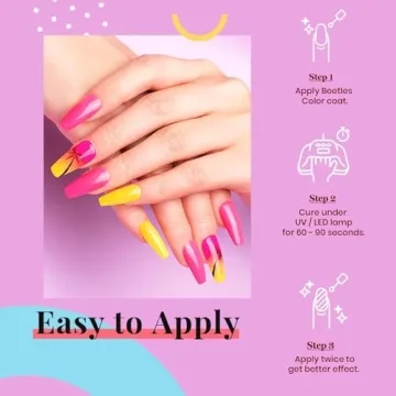 Beetles Hot Pink Gel Nail Polish for Vibrant Manicures