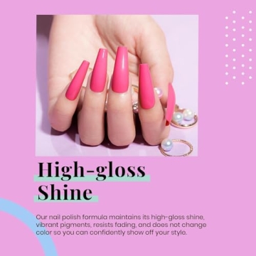 Beetles Hot Pink Gel Nail Polish for Vibrant Manicures