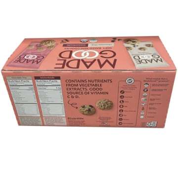 Indulge in MadeGood Soft Baked Mini Cookies – 32 Packs of Chocolate Chip & Snickerdoodle!