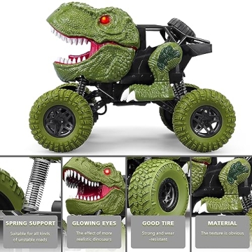 Remote Control Dinosaur Car for Kids - Rechargeable Fun!