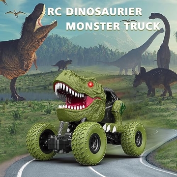 Remote Control Dinosaur Car for Kids - Rechargeable Fun!