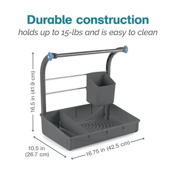 Polder Under Sink Storage Caddy for Kitchen and Bathroom