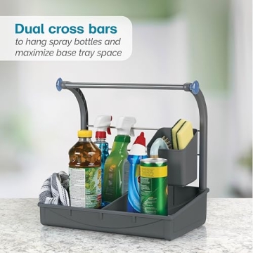 Polder Under Sink Storage Caddy for Kitchen and Bathroom