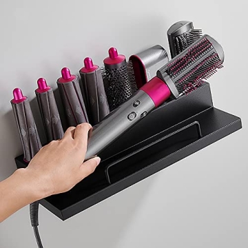DALUOBO Dyson Airwrap Holder Wall Mounted Organizer Black