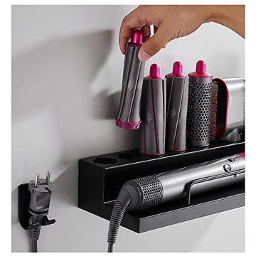 DALUOBO Dyson Airwrap Holder Wall Mounted Organizer Black