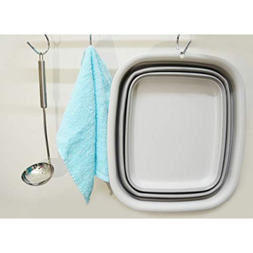 Collapsible Dishpan SAMMART - Space Saving Washing Tub
