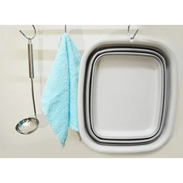 Collapsible Dishpan SAMMART - Space Saving Washing Tub