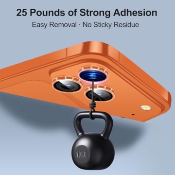 QHOHQ Camera Lens Protector - 3 Set for iPhone 17/16/15 Pro Max