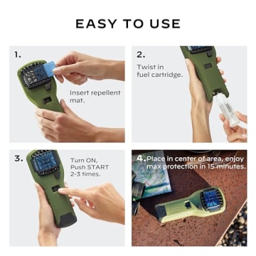 Thermacell Mosquito Portable Repeller with 15 ft Protection