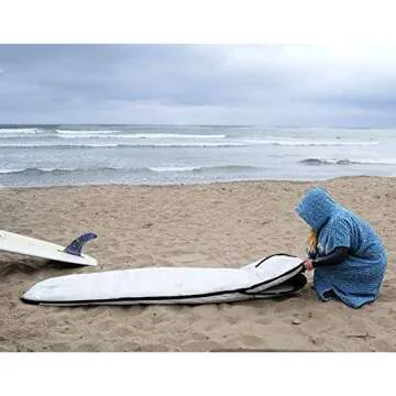 Open Road Goods Surf Poncho Hooded Towel for Water Sports