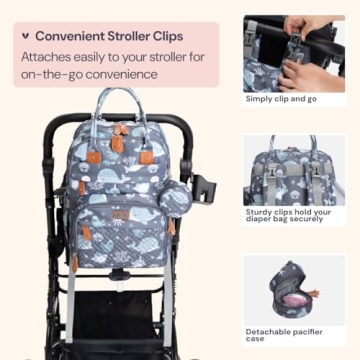 BabbleRoo Diaper Bag Backpack - Stylish Baby Essentials
