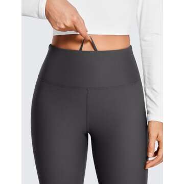 CRZ YOGA Fleece Lined Flare Leggings for Ultimate Comfort