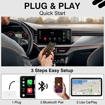 Wireless CarPlay Adapter for Easy Plug & Play Connectivity