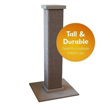 SmartCat Ultimate Scratching Post 32 Inch - Durable Sisal Fiber