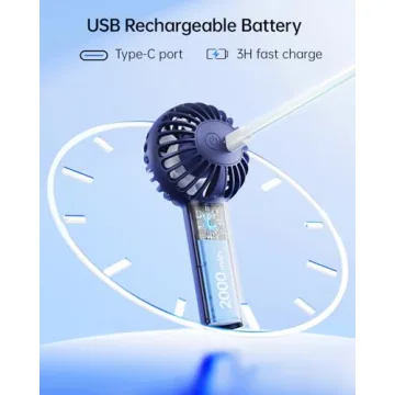 SWEETFULL Mini Portable Fan Stylish & Powerful Handheld Fan