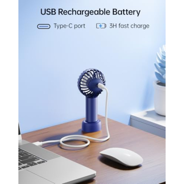 SWEETFULL Mini Portable Fan Stylish & Powerful Handheld Fan