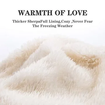 Warm Fleece Lined Pompom Beanie for Women