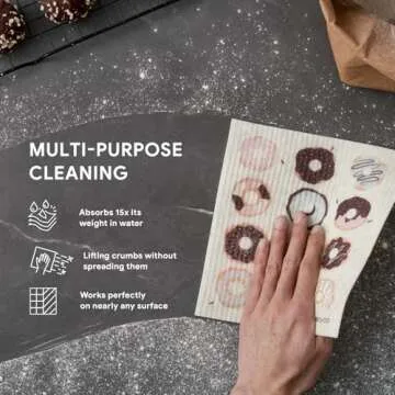 Eco-Friendly RECYCO Swedish Dishcloths - 6 Pack