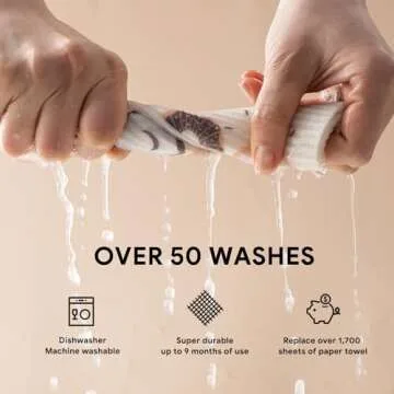 Eco-Friendly RECYCO Swedish Dishcloths - 6 Pack