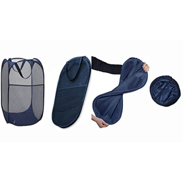 Portable Durable Mesh Laundry Hampers Collapsible Storage