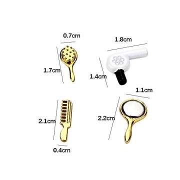 Mini Wooden Furniture Set for Home Decor and Crafts