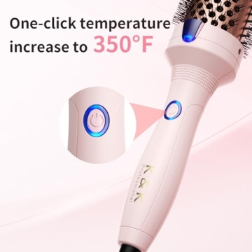 K&K Thermal Brush Ceramic Tourmaline Ionic Hair Styler