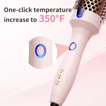 K&K Thermal Brush Ceramic Tourmaline Ionic Hair Styler