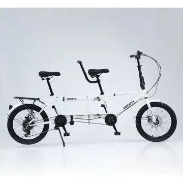 Foldable Adult Tandem Bike for Family Adventures
