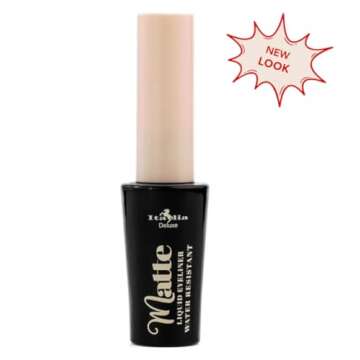Italia Deluxe Matte Liquid Eyeliner Waterproof - Set of 3 for Stunning Eyes