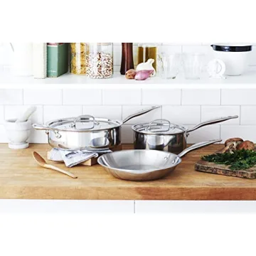 Heritage Steel 5 Piece Cookware Set - Made in USA Titanium Series