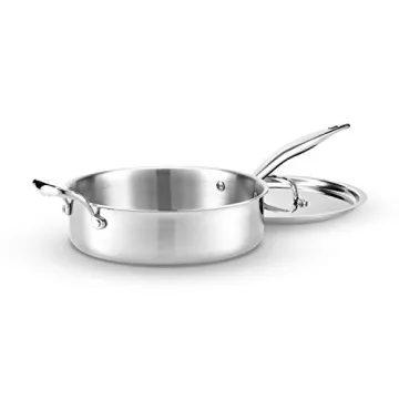 Heritage Steel 5 Piece Cookware Set - Made in USA Titanium Series