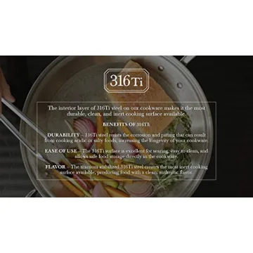 Heritage Steel 5 Piece Cookware Set - Made in USA Titanium Series