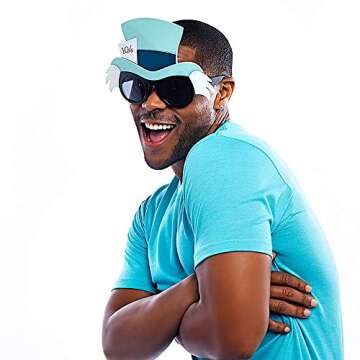 Mad Hatter Sunglasses - UV400 Disney Fun for All Ages