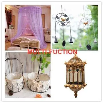 LIFEUNITE 8 Sets Ceiling Hooks for Hanging Plants, White Heavy Duty Swag Hook with Hardware