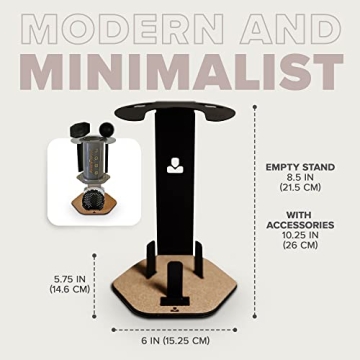 Compact AeroPress Coffee Organizer Steel Cork Design