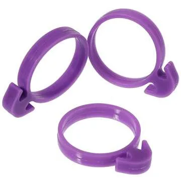 60 Pcs Reusable Silicone Pastry Bag Ties Perfect for Baking