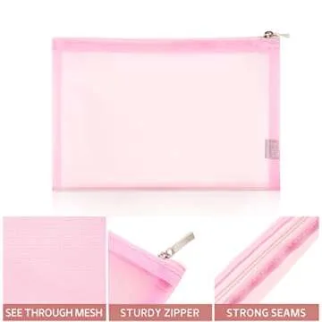 EASYFUN Mesh Pouch Set - Stylish Organizers for Travel