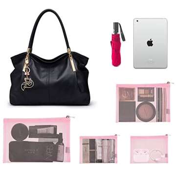 EASYFUN Mesh Pouch Set - Stylish Organizers for Travel