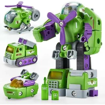 STEM Take Apart Robot Toys for Boys Age 4-7
