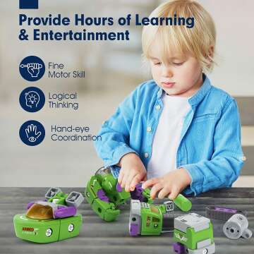 STEM Take Apart Robot Toys for Boys Age 4-7