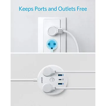 Anker USB C Power Strip Fast Charging Compact Design