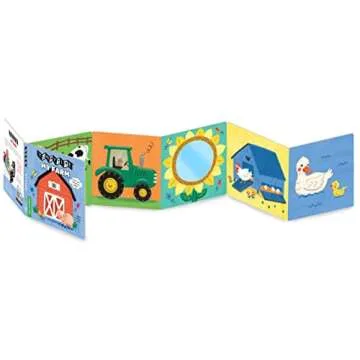 TummyTime My Farm: Fold-out Book & Mirrors for Babies