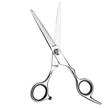 Professional Hair Cutting Shears,Hair Scissors Barber Hairdressing Shears Edge Razor Sharp Blades Haircut Scissors for Men Women Kids Japan 440c Stainless Steel 6 Inch (C)