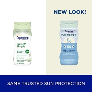 Coppertone Pure and Simple Zinc Oxide Sunscreen SPF 50