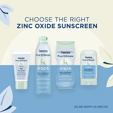 Coppertone Pure and Simple Zinc Oxide Sunscreen SPF 50