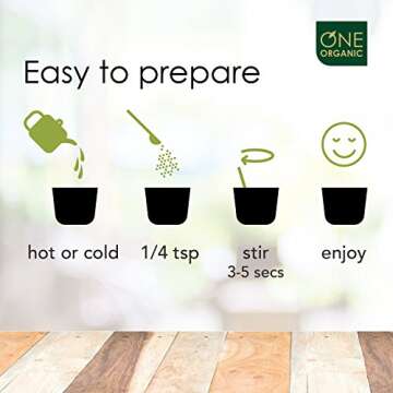 One Organic Instant Tea Powder - Instant Green Tea Enjoyment