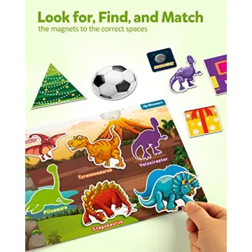 Coogam Magnetic Busy Book for Kids Learning Play