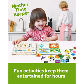 Coogam Magnetic Busy Book for Kids Learning Play