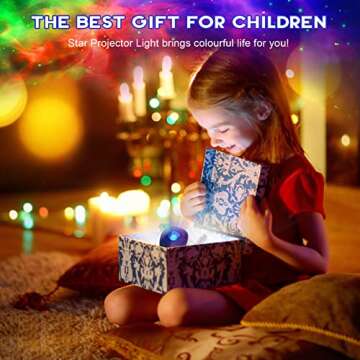 LUXONIC Astronaut Star Projector for Kids, Astronaut Light Projector with Timer& Remote Control,Astronaut Galaxy Projector for Bedroom,Gaming Room, Home Theater Decor