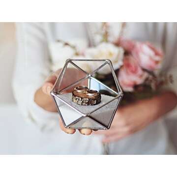 Shop Stylish Waen Wedding Ring Box in Glass Design